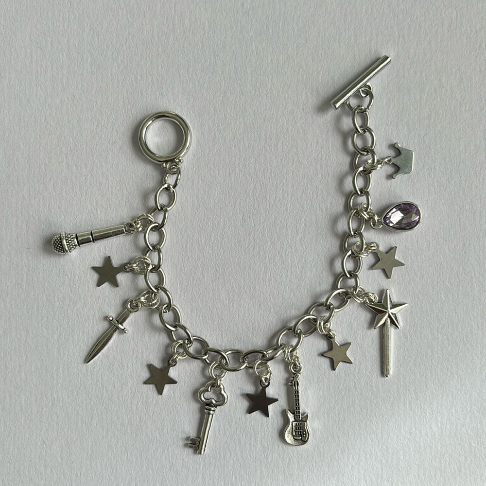 Long Live Taylor Swift inspired Charm Bracelet